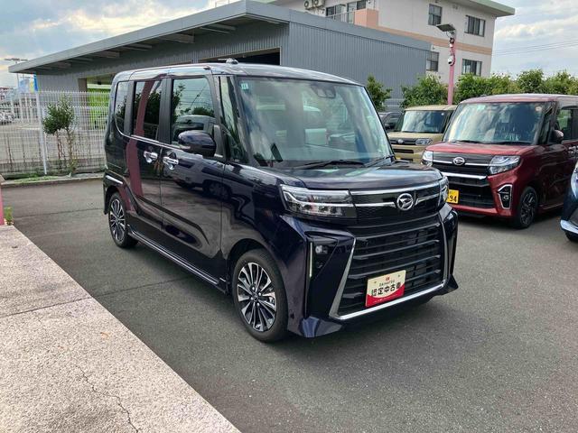 タントカスタムＲＳ　７インチ純正ナビゲーション搭載！保証　新車保証・まごころ保証　１年間・走行距離無制限付き・　走行距離２，２７１ｋｍ　・７インチ純正ナビゲーション　パノラマモニター　両側電動スライドドア　１５インチアルミホイール　ＬＥＤヘッドライト（東京都）の中古車