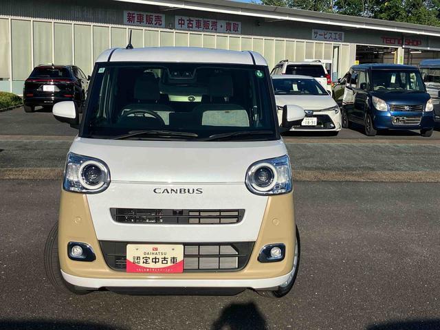 ムーヴキャンバスストライプスＧ　ＣＤステレオ　電動パーキングブレーキ保証　新車保証・まごころ保証　１年間・走行距離無制限付き（東京都）の中古車