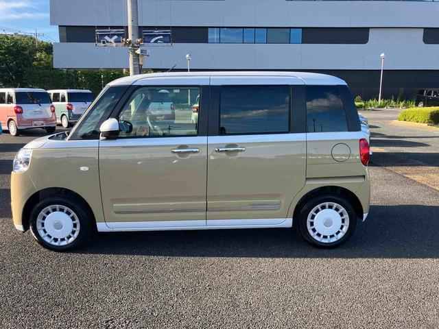 ムーヴキャンバスストライプスＧ　ＣＤステレオ　電動パーキングブレーキ保証　新車保証・まごころ保証　１年間・走行距離無制限付き（東京都）の中古車