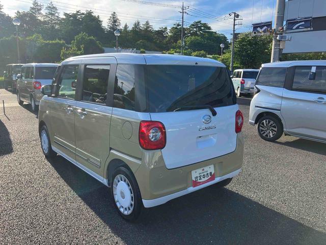 ムーヴキャンバスストライプスＧ　ＣＤステレオ　電動パーキングブレーキ保証　新車保証・まごころ保証　１年間・走行距離無制限付き（東京都）の中古車