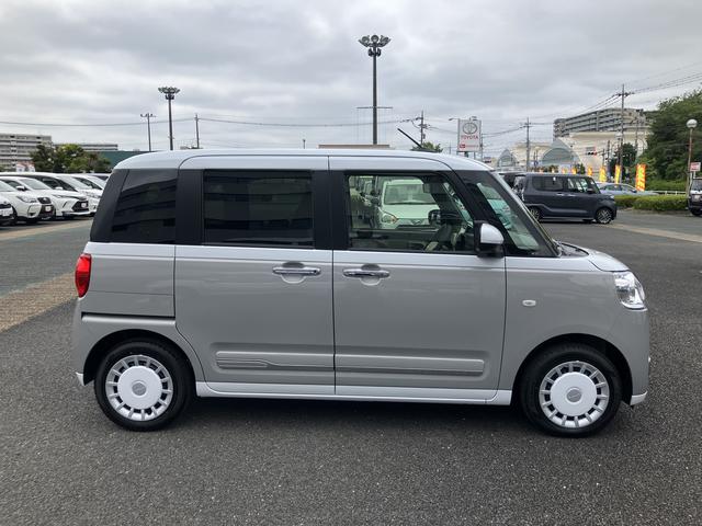 ムーヴキャンバスストライプスＧ　ＣＤステレオ　前席シートヒーター　キーフリー保証　新車保証・まごころ保証　１年間・走行距離無制限付き（東京都）の中古車
