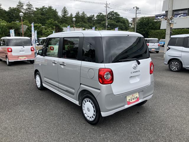 ムーヴキャンバスストライプスＧ　ＣＤステレオ　前席シートヒーター　キーフリー保証　新車保証・まごころ保証　１年間・走行距離無制限付き（東京都）の中古車