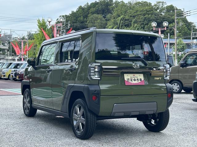タフトＧターボ　ダーククロムベンチャー　クルーズコントロール保証　新車保証・まごころ保証　１年間・走行距離無制限付き　スマホ連携９インチディスプレイオーディオ　アダプティブクルーズコントロール　ＬＥＤヘッドランプ　ＬＥＤフォグランプ　キーフリーシステム（東京都）の中古車