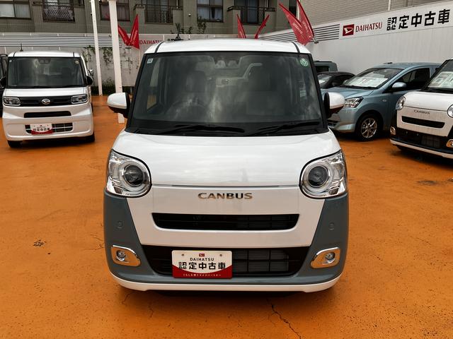 ムーヴキャンバスストライプスＧ　７インチナビ　パノラマモニター　シートヒータ保証　新車保証・まごころ保証　１年間・走行距離無制限付き（東京都）の中古車