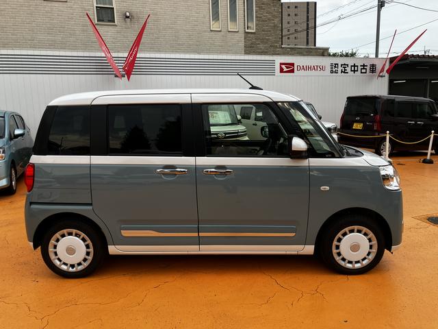 ムーヴキャンバスストライプスＧ　７インチナビ　パノラマモニター　シートヒータ保証　新車保証・まごころ保証　１年間・走行距離無制限付き（東京都）の中古車