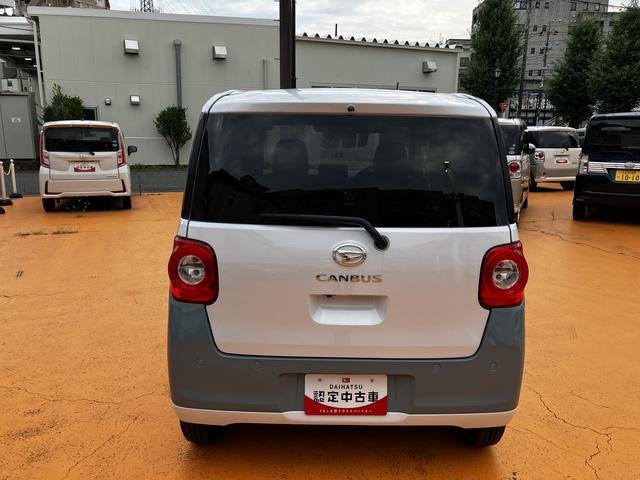 ムーヴキャンバスストライプスＧ　７インチナビ　パノラマモニター　シートヒータ保証　新車保証・まごころ保証　１年間・走行距離無制限付き（東京都）の中古車