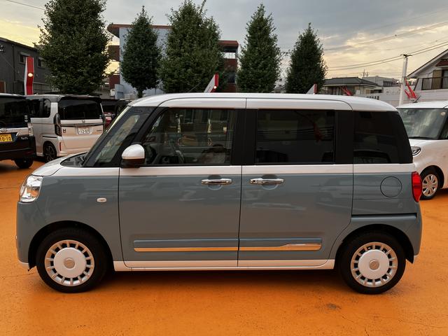 ムーヴキャンバスストライプスＧ　７インチナビ　パノラマモニター　シートヒータ保証　新車保証・まごころ保証　１年間・走行距離無制限付き（東京都）の中古車