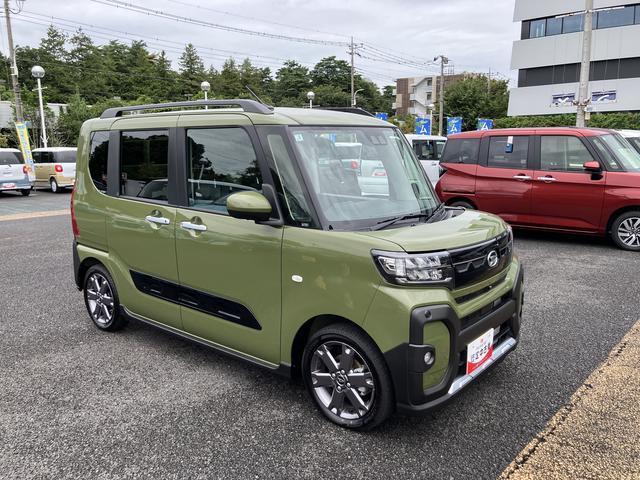 タントナビゲーション　パノラマモニター　ターボ車　コーナーセンサー保証１年間距離無制限付き　両側電動スライドドア　ＬＥＤフォグランプ　ＬＥＤヘッドランプ　前席シートヒーター　電動パーキングブレーキ　全方位カメラ　シートバックテーブル　オートライト（東京都）の中古車