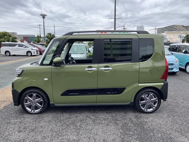 タントナビゲーション　パノラマモニター　ターボ車　コーナーセンサー保証１年間距離無制限付き　両側電動スライドドア　ＬＥＤフォグランプ　ＬＥＤヘッドランプ　前席シートヒーター　電動パーキングブレーキ　全方位カメラ　シートバックテーブル　オートライト（東京都）の中古車