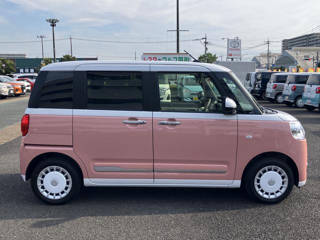 ムーヴキャンバスストライプスＧ　ＣＤステレオ　前席シートヒーター保証　新車保証・まごころ保証　１年間・走行距離無制限付き（東京都）の中古車