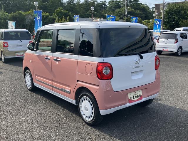 ムーヴキャンバスストライプスＧ　ＣＤステレオ　前席シートヒーター保証　新車保証・まごころ保証　１年間・走行距離無制限付き（東京都）の中古車