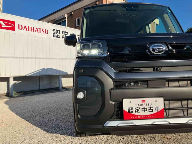 タントファンクロスターボ　両側電動スライドドア　ＬＥＤヘッドランプ保証　新車保証・まごころ保証　１年間・走行距離無制限付き　ＬＥＤヘッドランプ　ＬＥＤフォグランプ　両側電動スライドドア　アイドリングストップ　電動パーキングブレーキ　前席シートヒーター（東京都）の中古車