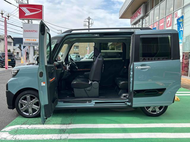 タントファンクロスターボ　スマホ連携９インチディスプレイオーディオ保証　新車保証・まごころ保証　１年間・走行距離無制限付き　スマホ連携９インチディスプレイオーディオ　パノラマモニター　両側電動スライドドア　電動パーキングブレーキ　前席シートヒーター（東京都）の中古車