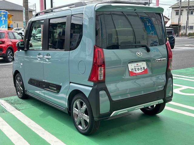 タントファンクロスターボ　スマホ連携９インチディスプレイオーディオ保証　新車保証・まごころ保証　１年間・走行距離無制限付き　スマホ連携９インチディスプレイオーディオ　パノラマモニター　両側電動スライドドア　電動パーキングブレーキ　前席シートヒーター（東京都）の中古車