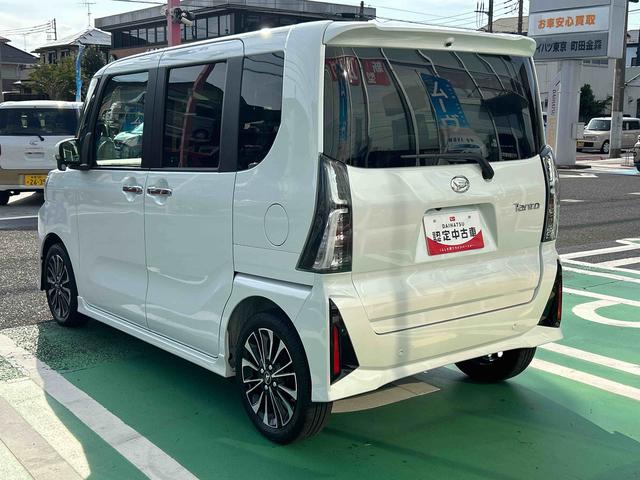 タントカスタムＲＳ保証　新車保証・まごころ保証　１年間・走行距離無制限付き（東京都）の中古車