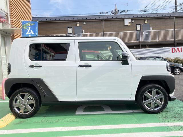 タフトＧターボ　ダーククロムベンチャー　純正ナビ　パノラマモニター保証　新車保証・まごころ保証　１年間・走行距離無制限付き　ＬＥＤヘッドランプ　ＬＥＤフォグランプ（東京都）の中古車