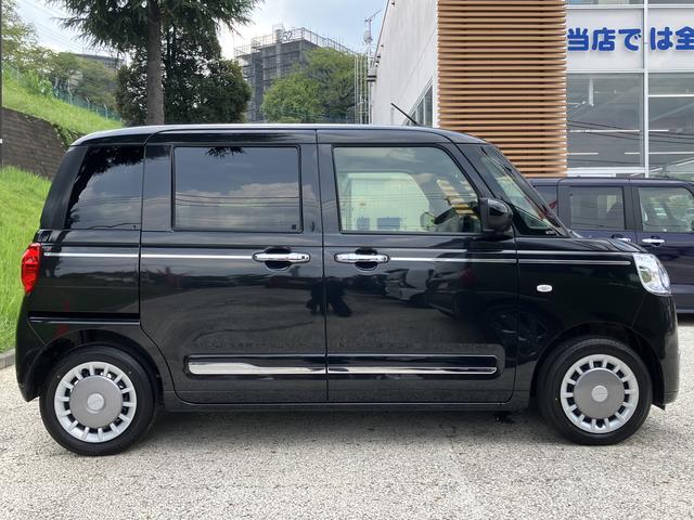 ムーヴキャンバスセオリーＧ　両側電動スライドドア　キーフリーシステム保証　新車保証・まごころ保証　１年間・走行距離無制限付き　両側電動スライドドア　ＬＥＤヘッドランプ　ＬＥＤフォグランプ　キーフリーシステム　電動パーキングブレーキ　前席シートヒーター（東京都）の中古車
