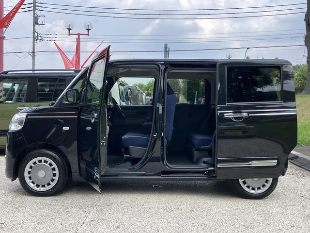 ムーヴキャンバスセオリーＧ　両側電動スライドドア　キーフリーシステム保証　新車保証・まごころ保証　１年間・走行距離無制限付き　両側電動スライドドア　ＬＥＤヘッドランプ　ＬＥＤフォグランプ　キーフリーシステム　電動パーキングブレーキ　前席シートヒーター（東京都）の中古車