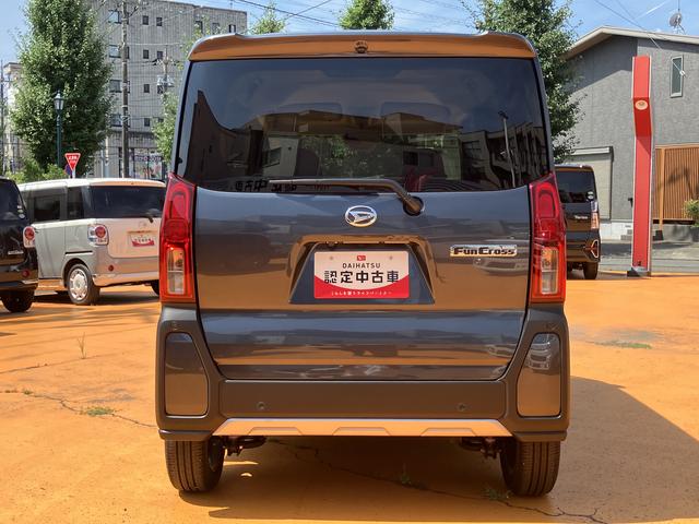タントファンクロスターボ　　ＣＤ　パノラマモニター対応カメラ保証　新車保証・まごころ保証　１年間・走行距離無制限付き（東京都）の中古車