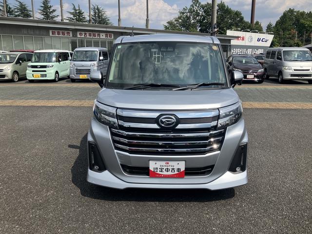 トールカスタムＧ　ディスプレイオーディオ　パノラマモニター保証１年間距離無制限付き　電動パーキングブレーキ　アダプティブクルーズコントロール　ＬＥＤフォグランプ　ＬＥＤヘッドランプ　両側電動スライドドア　サンシェード　シートアンダートレイ（東京都）の中古車