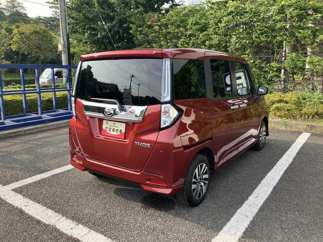トールカスタムＧ　ディスプレイオーディオ　パノラマモニター保証１年間距離無制限付き　ＬＥＤヘッドランプ　全方位カメラ　両側電動スライドドア　助手席シートアンダートレイ　オートエアコン　オート格納ドアミラー　オートライト　ウォークスルー（東京都）の中古車