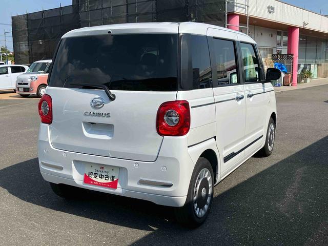 ムーヴキャンバスセオリーＧ　ＬＥＤヘッドランプ　シートヒーターパノラマモニター対応カメラ　両席シートヒーター　電動パーキングブレーキ　ＬＥＤヘッドランプ　ＬＥＤフォグランプ　６コーナーセンサー　両側電動スライドドア　置きラクボックス　ホッとカップホルダー（東京都）の中古車