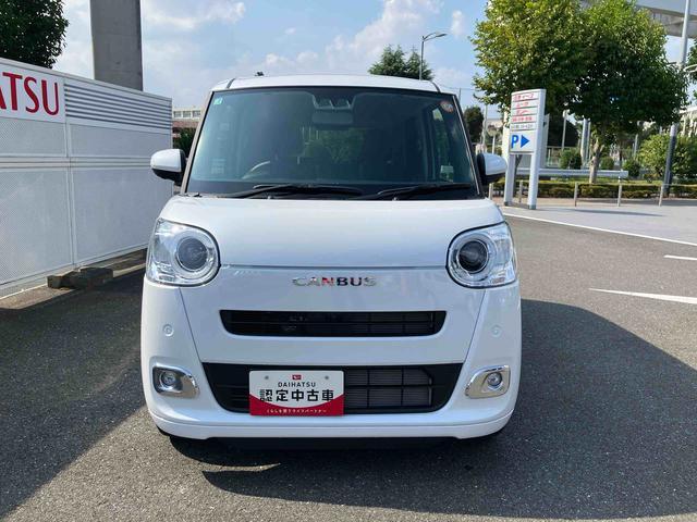 ムーヴキャンバスセオリーＧ　ＬＥＤヘッドランプ　シートヒーターパノラマモニター対応カメラ　両席シートヒーター　電動パーキングブレーキ　ＬＥＤヘッドランプ　ＬＥＤフォグランプ　６コーナーセンサー　両側電動スライドドア　置きラクボックス　ホッとカップホルダー（東京都）の中古車