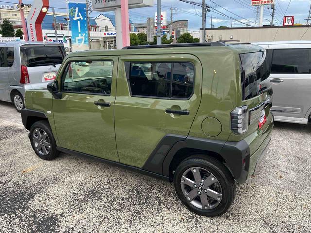 タフトＧターボ　ダーククロムベンチャー　クルーズコントロール保証　新車保証・まごころ保証　１年間・走行距離無制限付き　アダプティブクルーズコントロール　ＬＥＤヘッドランプ　ＬＥＤフォグランプ　前席シートヒーター　電動パーキングブレーキ　スカイフィールトップ（東京都）の中古車