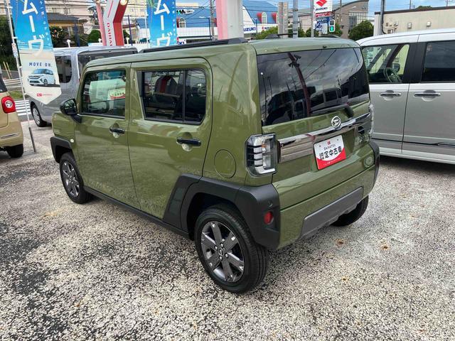 タフトＧターボ　ダーククロムベンチャー　クルーズコントロール保証　新車保証・まごころ保証　１年間・走行距離無制限付き　アダプティブクルーズコントロール　ＬＥＤヘッドランプ　ＬＥＤフォグランプ　前席シートヒーター　電動パーキングブレーキ　スカイフィールトップ（東京都）の中古車