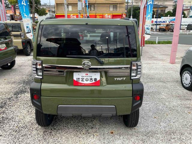 タフトＧターボ　ダーククロムベンチャー　クルーズコントロール保証　新車保証・まごころ保証　１年間・走行距離無制限付き　アダプティブクルーズコントロール　ＬＥＤヘッドランプ　ＬＥＤフォグランプ　前席シートヒーター　電動パーキングブレーキ　スカイフィールトップ（東京都）の中古車