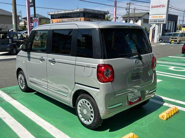 ムーヴキャンバスセオリーＧ　前席シートヒーター　電動パーキングブレーキ保証　新車保証・まごころ保証　１年間・走行距離無制限付き　前席シートヒーター　電動パーキングブレーキ　キーフリーシステム　アイドリングストップ　コーナーセンサー　ＬＥＤヘッドランプ（東京都）の中古車