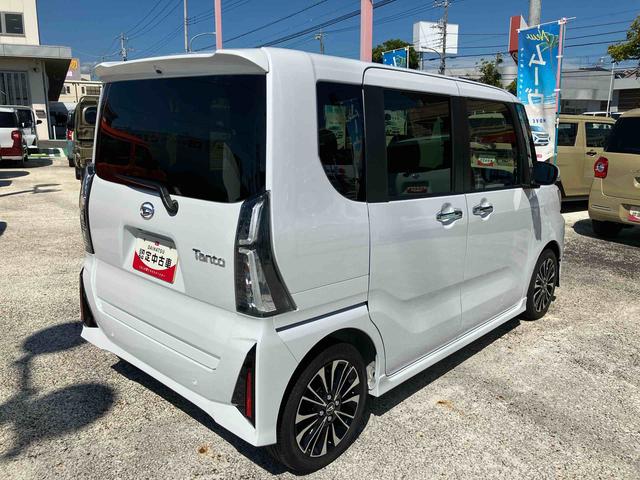 タントカスタムＲＳ　純正ナビ　パノラマモニター　電動スライドドア保証　新車保証・まごころ保証　１年間・走行距離無制限付き　純正７インチナビ　パノラマモニター　Ｂｌｕｅｔｏｏｔｈ接続　両側電動スライドドア　ＬＥＤヘッドランプ　ＬＥＤフォグランプ　キーフリーシステム（東京都）の中古車