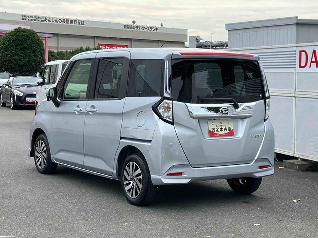 トールカスタムG スマホ連携9インチディスプレイオーディオ付き保証 新車保証・まごころ保証 1年間・走行距離無制限付き スマホ連携9インチディスプレイオーディオ バックカメラ USB電源ソケット Bluetooth接続 両側電動スライドドア クルーズコントロール(東京都)の中古車