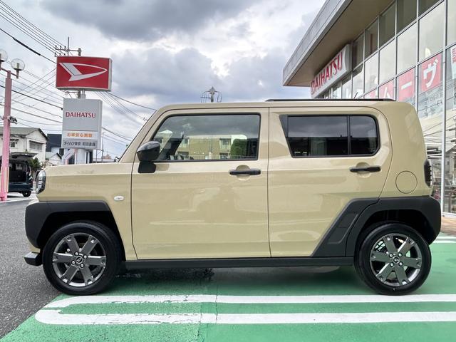 タフトＧターボ　ダーククロムベンチャー保証　新車保証・まごころ保証　１年間・走行距離無制限付き（東京都）の中古車