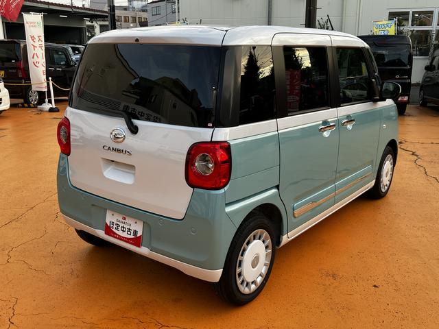 ムーヴキャンバスストライプスＧ　ＣＤチューナー　パノラマモニター対応カメラ保証　新車保証・まごころ保証　１年間・走行距離無制限付き（東京都）の中古車