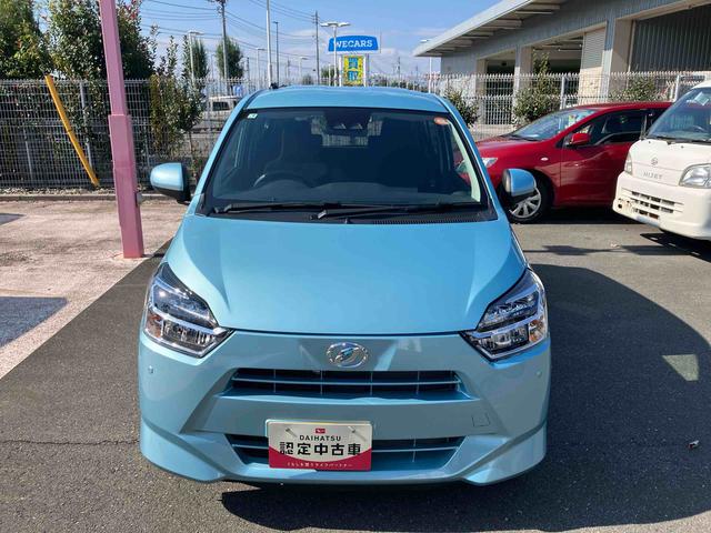 ミライースＸ　ＳＡIII　ＬＥＤヘッドライト・バックモニター標準装備！保証　新車保証・まごころ保証　１年間・走行距離無制限付き・　走行距離２，００８ｋｍ　ＣＤチューナー　バックモニター　ＬＥＤヘッドライト　前後コーナーセンサー　マニュアルエアコン　キーレスエントリー（東京都）の中古車