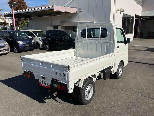 ハイゼットトラックスタンダード保証　新車保証・まごころ保証　１年間・走行距離無制限付き　走行距離２８ｋｍ　ＣＤチューナー　マニュアルエアコン　前後コーナーセンサー　アイドリングストップ（東京都）の中古車