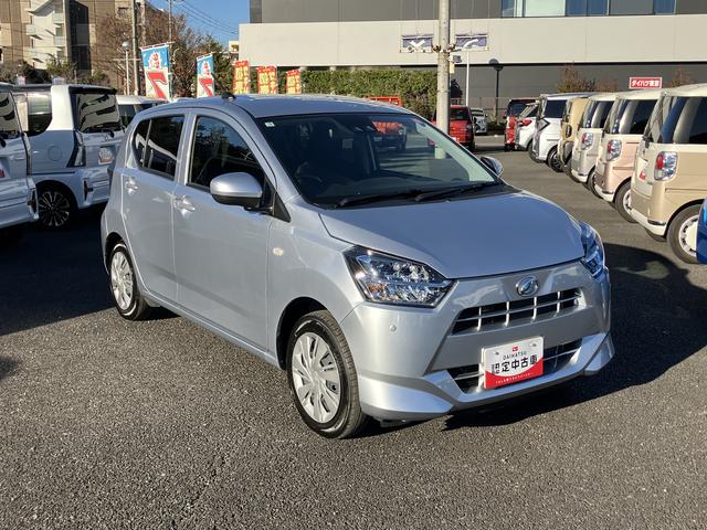 ミライースＸ　ＳＡIII　ＣＤステレオ　コーナーセンサー保証　新車保証・まごころ保証　１年間・走行距離無制限付き（東京都）の中古車