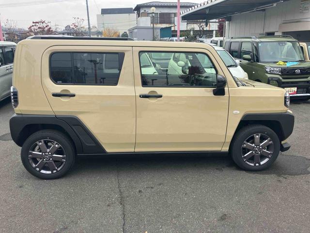 タフトＧターボ　ダーククロムベンチャー　クルーズコントロール搭載！保証　新車保証・まごころ保証　１年間・走行距離無制限付き　ＣＤチューナー　パノラマモニター　アダブティブクルーズコントロール　電動パーキング　ＬＥＤヘッドライト　１５インチアルミホイール　オートライト（東京都）の中古車