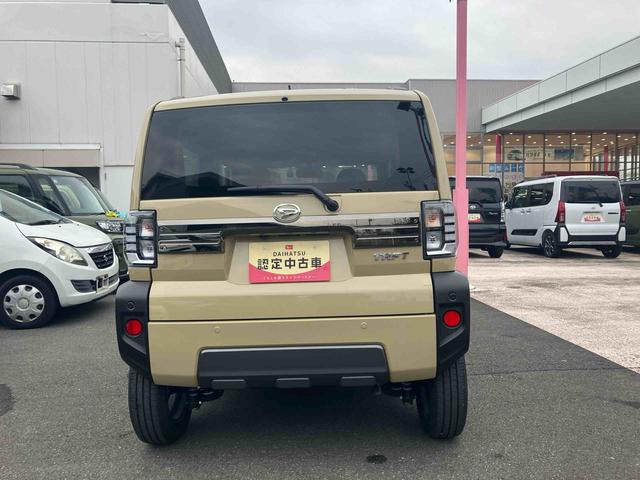 タフトＧターボ　ダーククロムベンチャー　クルーズコントロール搭載！保証　新車保証・まごころ保証　１年間・走行距離無制限付き　ＣＤチューナー　パノラマモニター　アダブティブクルーズコントロール　電動パーキング　ＬＥＤヘッドライト　１５インチアルミホイール　オートライト（東京都）の中古車