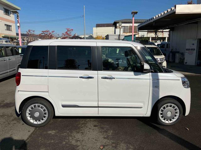 ムーヴキャンバスセオリーＧ　ＬＥＤヘッドライト　パノラマモニター標準装備！！保証　新車保証・まごころ保証　１年間・走行距離無制限付き　走行距離３１ｋｍ　ＣＤチューナー　電動パーキング　両側電動スライドドア　ＬＥＤヘッドライト　シートヒーター　パノラマモニター　オートハイビーム（東京都）の中古車