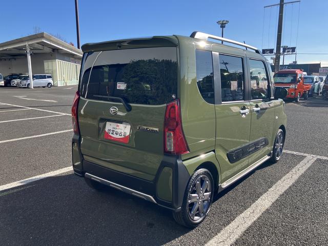 タントファンクロスターボ　ＣＤステレオ　前席シートヒーター保証　新車保証・まごころ保証　１年間・走行距離無制限付き（東京都）の中古車