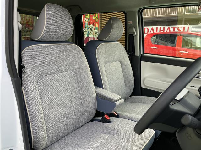 ムーヴキャンバスストライプスＧ　前席シートヒーター　キーフリーシステム保証　新車保証・まごころ保証　１年間・走行距離無制限付き　前席シートヒーター　電動パーキングブレーキ　キーフリーシステム　コーナーセンサー　ホッとカップホルダー　両側電動スライドドア（東京都）の中古車