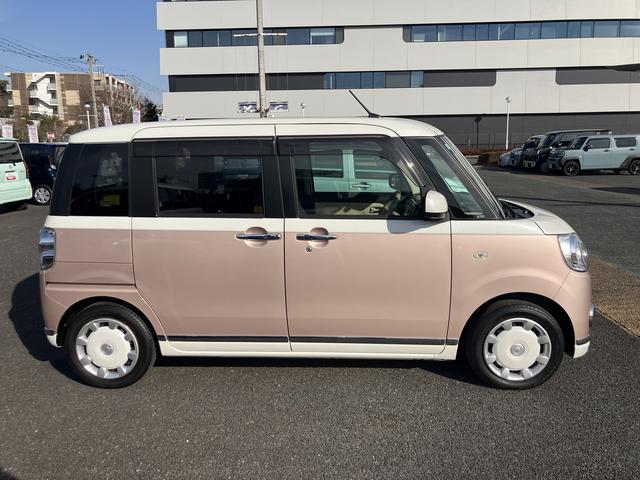 ムーヴキャンバスＧメイクアップリミテッド　ＳＡIII　７インチナビ　ＥＴＣ保証　まごころ保証　１年間・走行距離無制限付き　純正７インチナビ　パノラマモニター　キーフリーシステム　アイドリンストップ　両側電動スライドドア　ＬＥＤヘッドランプ　オートライト　オートハイビーム（東京都）の中古車