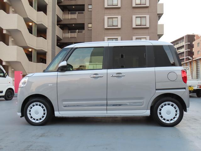 ムーヴキャンバスストライプスＧ　純正７インチナビ　パノラマモニター保証　新車保証・まごころ保証　１年間・走行距離無制限付き　純正７インチナビ　パノラマモニター　キーフリーシステム　ＬＥＤフォグランプ　ＬＥＤヘッドランプ　前席シートヒーター　電動パーキングブレーキ（東京都）の中古車