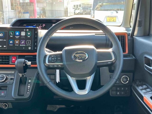 タントファンクロスターボインタークーラーターボエンジン 9インチスマホ連携ディスプレイオーディオ 電動パーキングブレーキ 両側電動スライドドア 両席シートヒーター 6コーナーセンサー スマートパノラマパーキング USB(東京都)の中古車