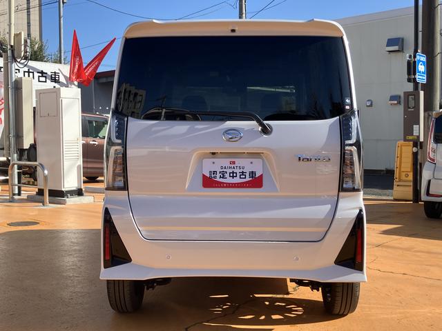 タントカスタムＲＳ　ＣＤチューナー　パノラマモニター対応カメラ保証　新車保証・まごころ保証　１年間・走行距離無制限付き　両側電動スライドドア　キーフリーシステム　ＬＥＤヘッドランプ　ＬＥＤフォグランプ　前席シートヒーター　電動パーキングブレーキ（東京都）の中古車