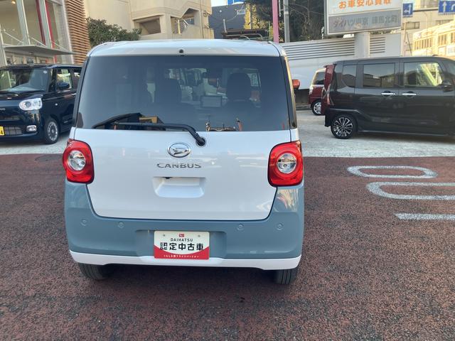 ムーヴキャンバスストライプスＧターボ保証　新車保証・まごころ保証　１年間・走行距離無制限付き（東京都）の中古車