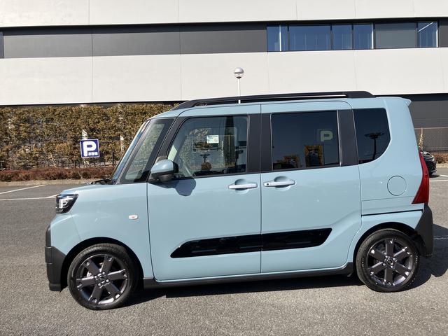 タントファンクロスターボ　純正７インチナビ　パノラマモニター保証　新車保証・まごころ保証　１年間・走行距離無制限付き　純正７インチナビ　パノラマモニター　両側電動スライドドア　ＬＥＤヘッドランプ　前席シートヒーター　シートバックテーブル　キーフリーシステム（東京都）の中古車
