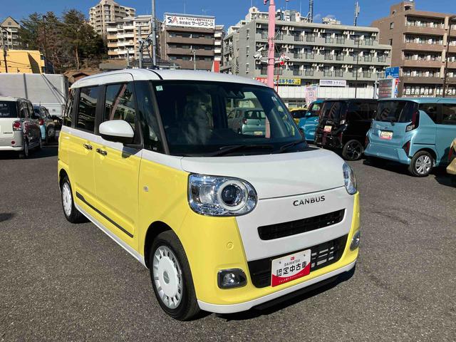 ムーヴキャンバスストライプスＧターボ　　　純正ナビ・バックカメラ保証　新車保証・まごころ保証　１年間・走行距離無制限付き（東京都）の中古車